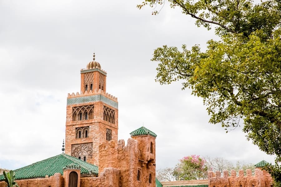 A View Of Walt Disney World's Epcot Morocco Pavillion
