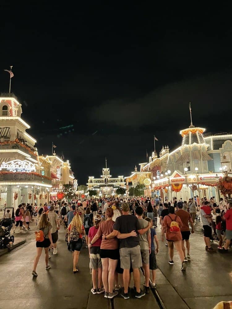 Disney World At Night