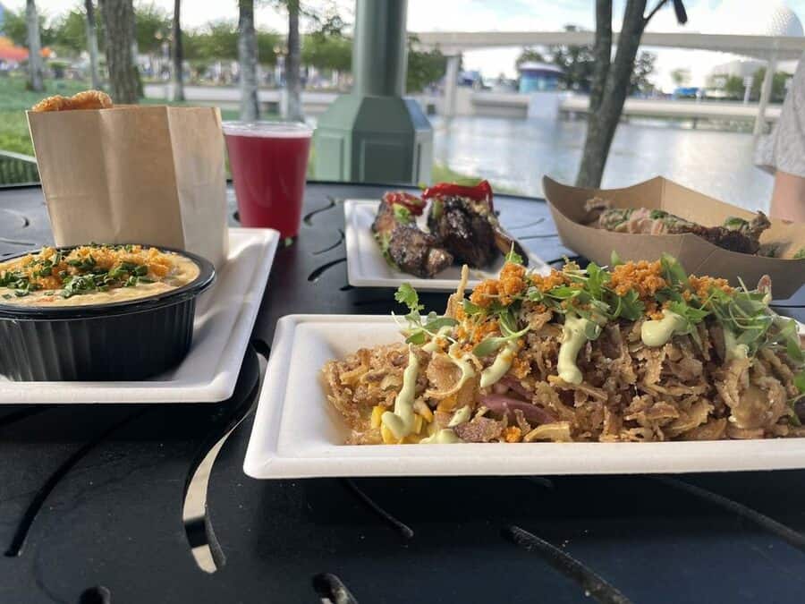 Food And Beverages Served During The Epcot Food And Wine Festival