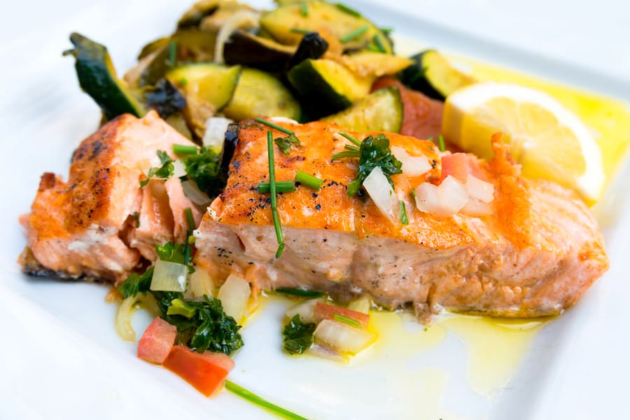 Salmon Lemon: A French Cuisine Dish
