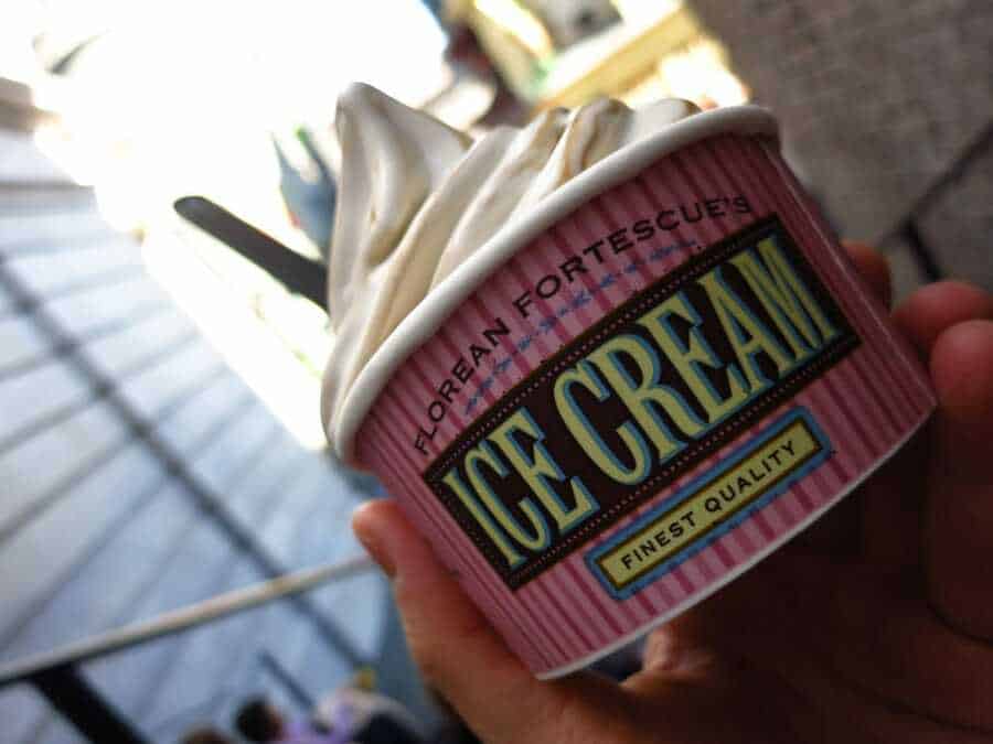 Butterbeer Softserve Ice Cream From Florean Fortescue