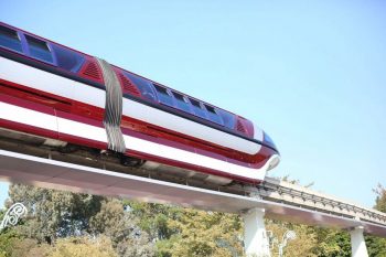 Disneyland Monorail At Tomorrowland Station