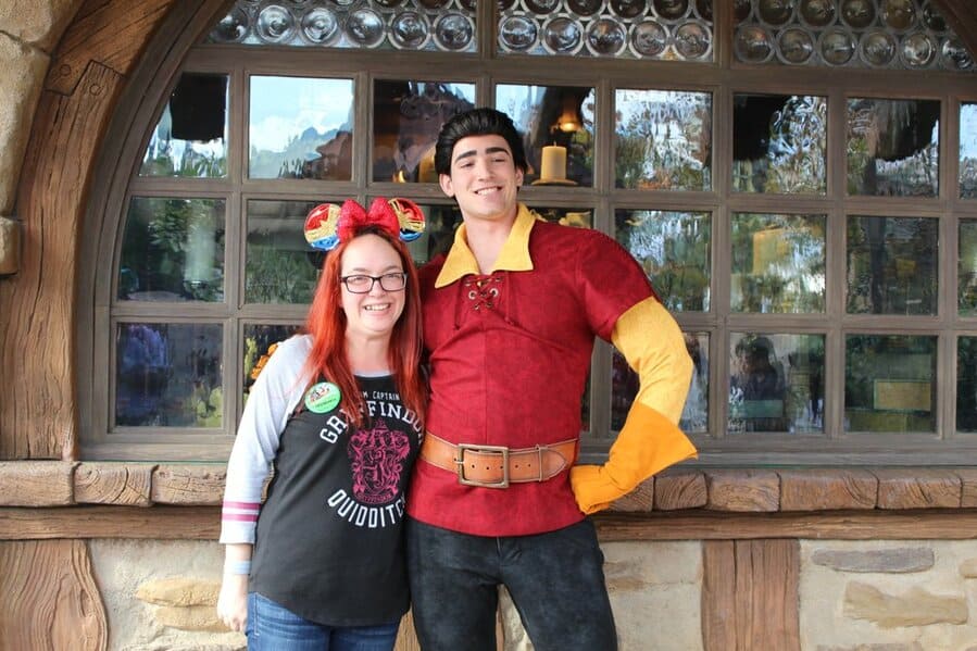 Gaston Character Meet At Magic Kingdom