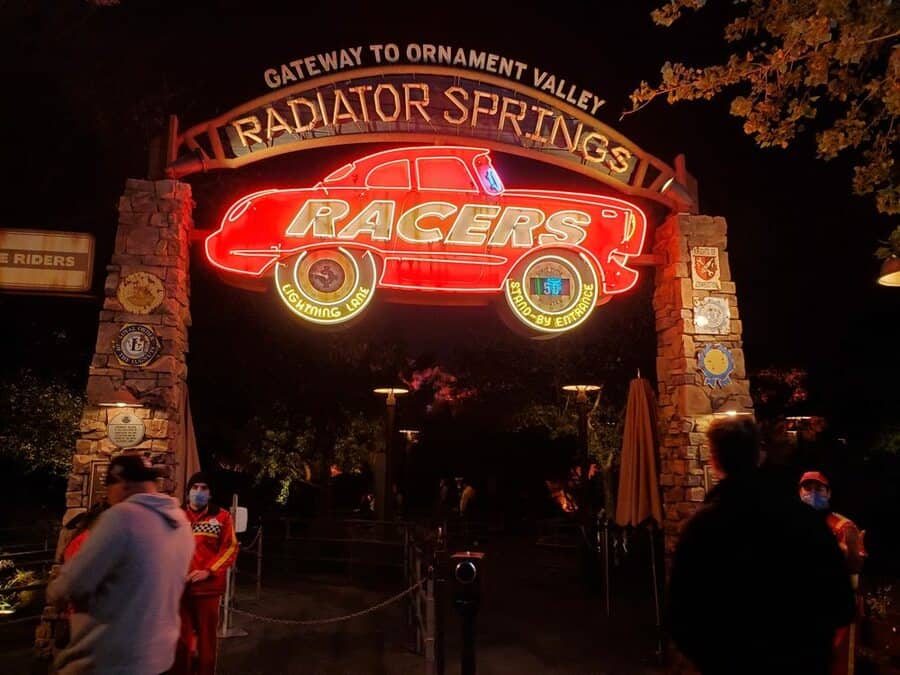 Radiator Springs Racers Scene