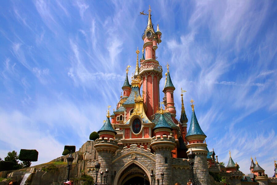 Sleeping Beauty Castle At Disneyland Paris