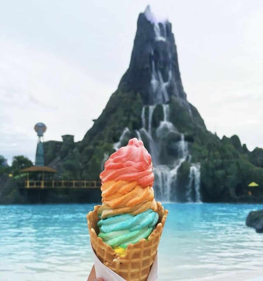 Waturi Fusion Ice Cream At The Koka Poroka Ice Cream Shop In Volcano Bay