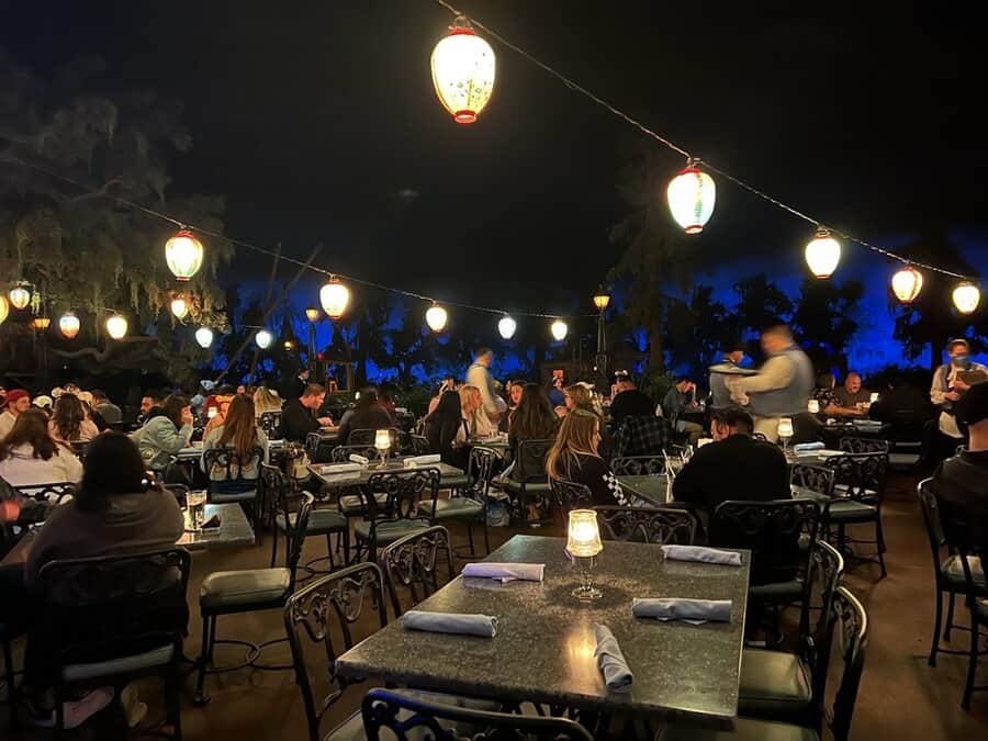 Inside View At Blue Bayou Restaurant