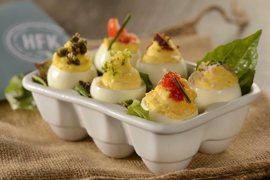 Church Lady Deviled Eggs At Chef Art Smith’s Homecomin’