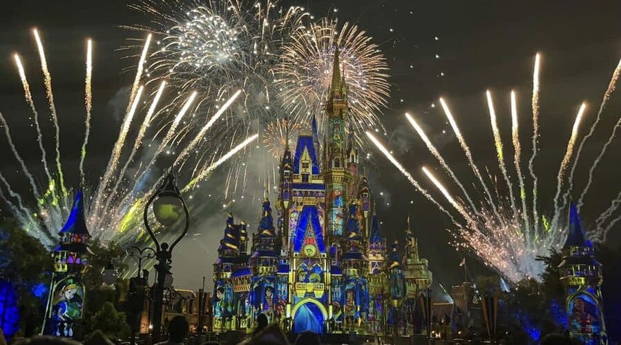 Fireworks At Disney's Magic Kingdom