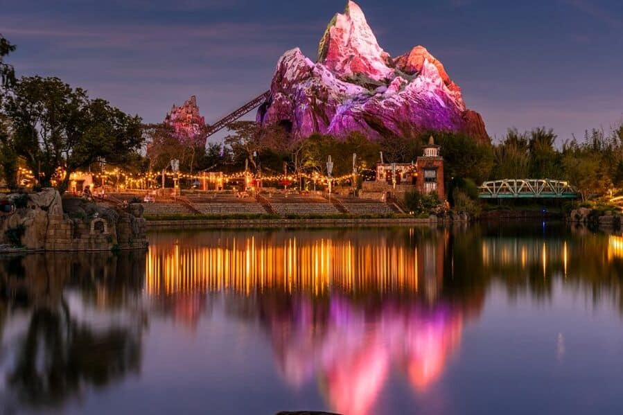 The Expedition Everest Mountain Towers At The Animal Kingdom