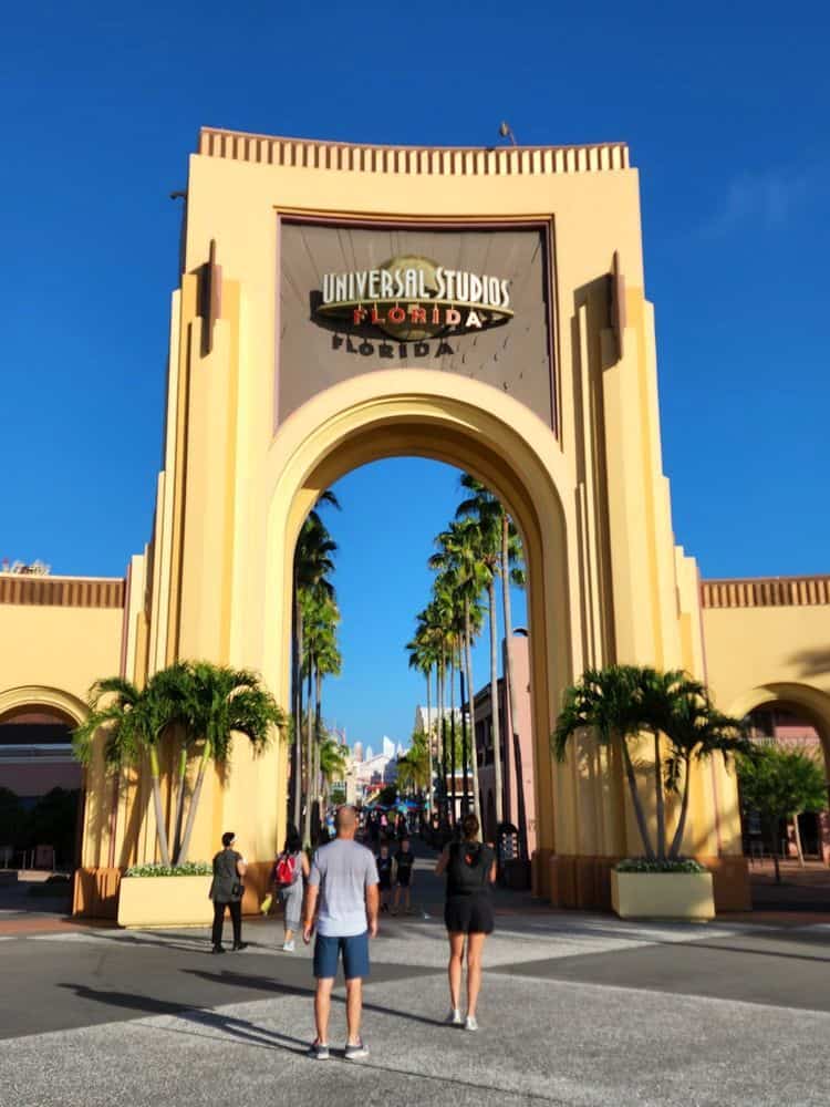 Outside Universal Studios Florida