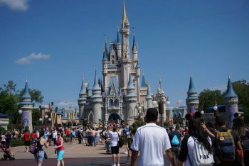 The Cinderella Castle At Disney World