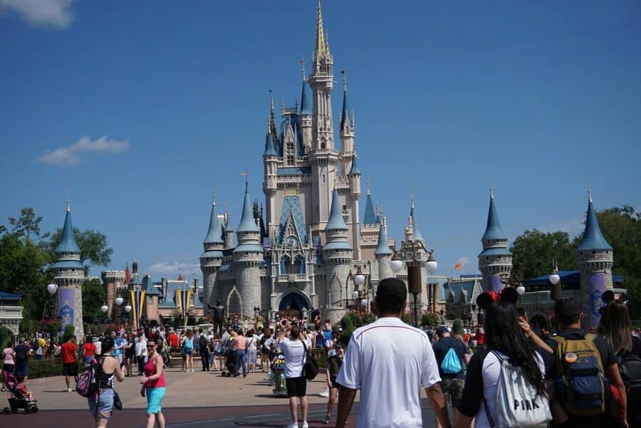 The Cinderella Castle At The Magic Kingdom.