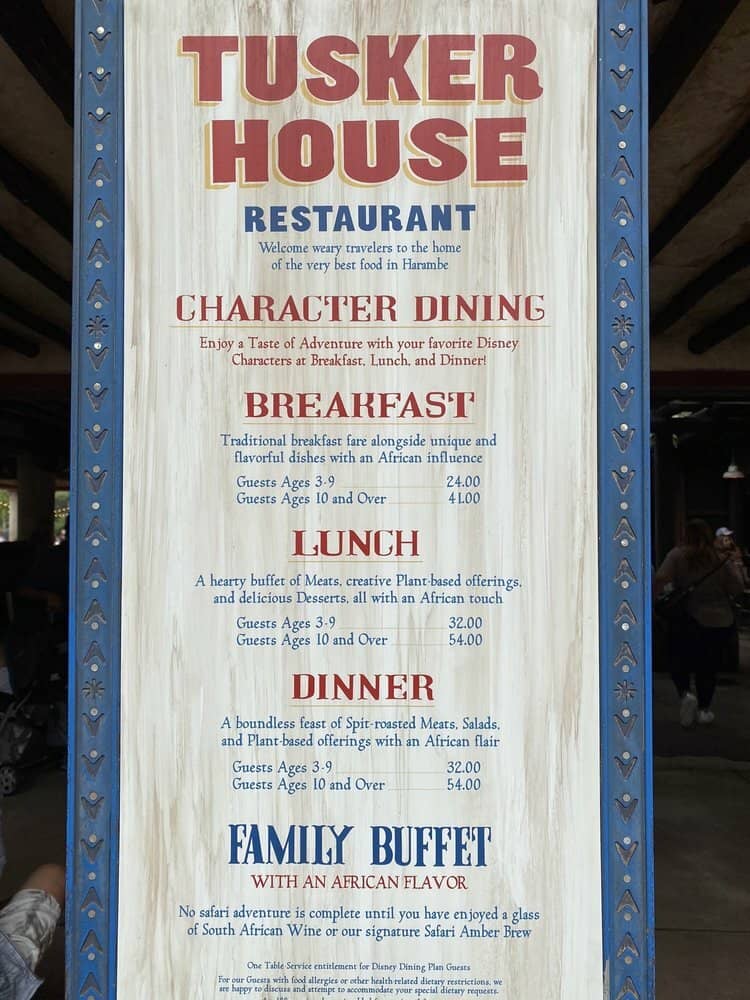 Visit Tusker House For A Fun Character Dining