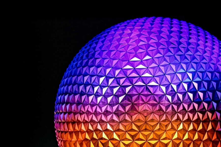 A Close-Up Of Epcot's Main Attraction