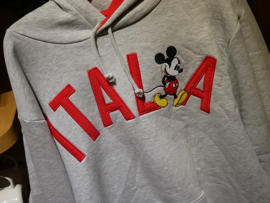 Disney Italian Mickey Mouse Fashion Hoody
