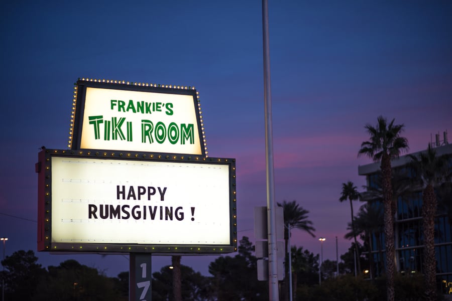 Exterior Signs For The Famous Frakie's Tiki Room