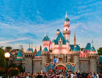 Legendary Disney Castle Of Sleeping Beauty In Disneyland