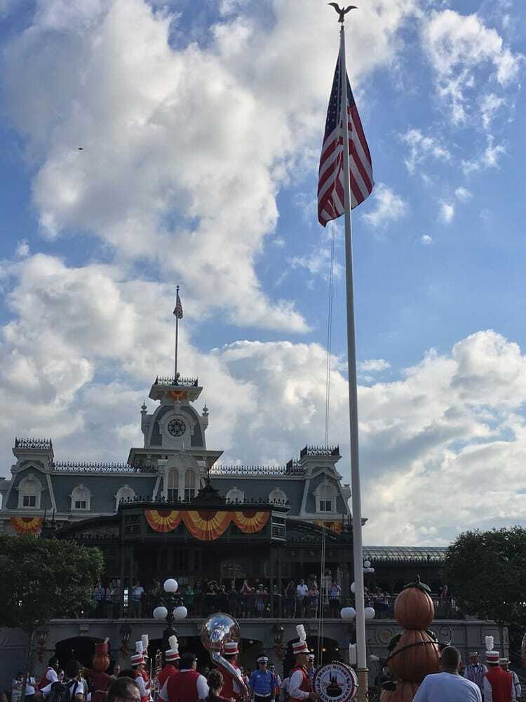 Magic Kingdom Flag Retreat Ceremony