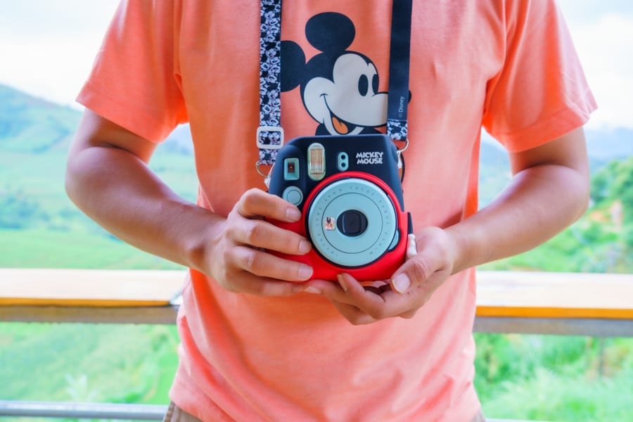 Mickey Mouse Set Cute Camera Start Selling First In The World By Big Camera