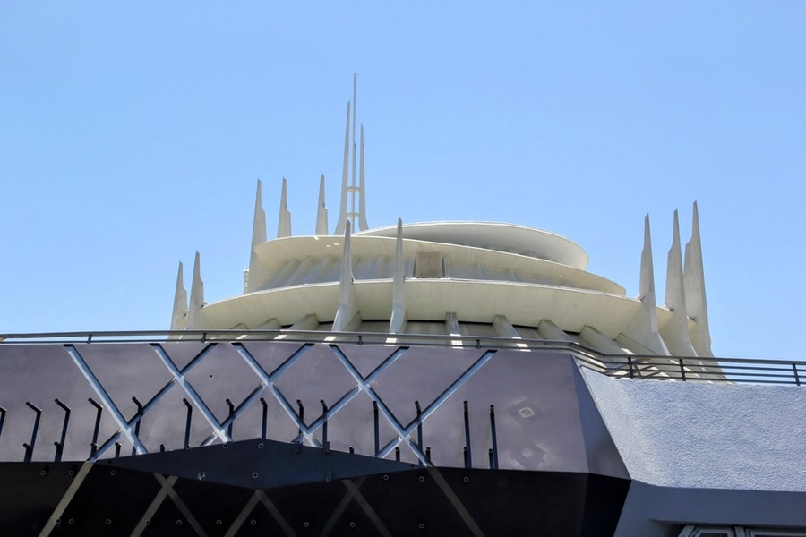 Space Mountain In Tomorrowland At Disneyland