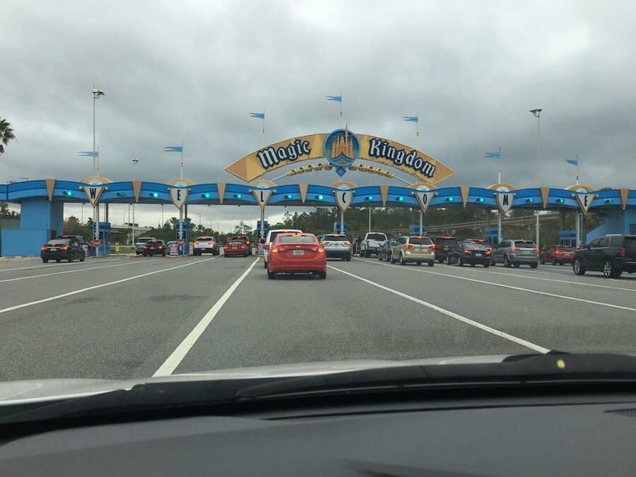 The Entrance To The Magic Kingdom Parking Lot.