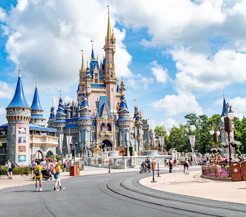 Cinderella Castle Disney Magic Kingdom Orlando Florida Usa 05 April 2023 23